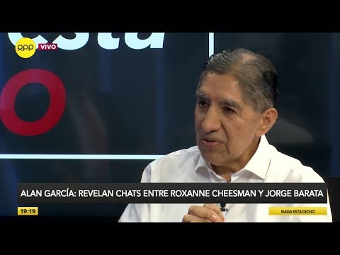 Chat de Roxanne Cheesman y Jorge Barata: A los pocos días incriminó a Alan García
