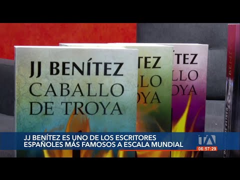 J. J . Benitez presentó en Ecuador el último libro de su saga ‘Caballo de Troya’