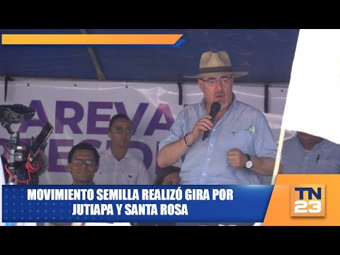 Elecciones 2023: Movimiento Semilla realizó gira por Jutiapa y Santa Rosa