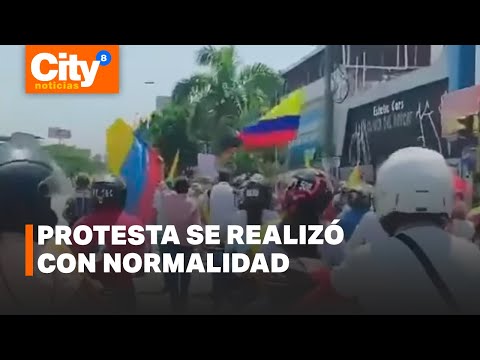Así se desarrolló la protesta en Colombia por el alza en el precio de la gasolina | CityTv