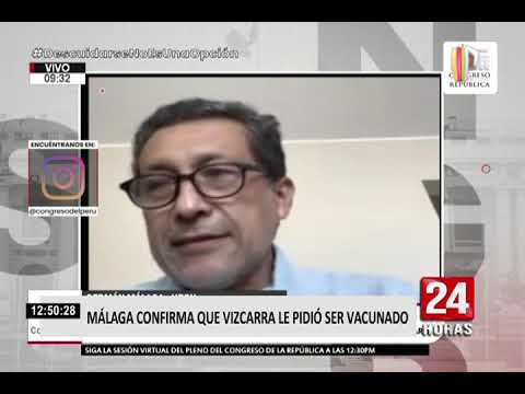 Germán Málaga confirmó que Vizcarra le pidió dos dosis de la vacuna activa de Sinopharm (2/2)