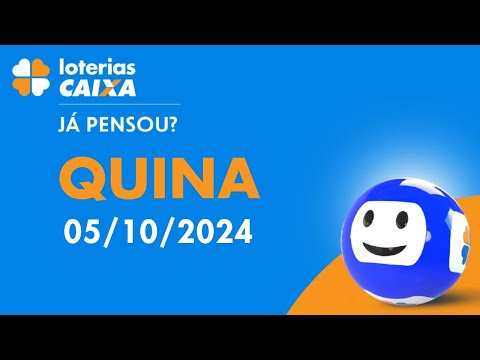 Resultado da Quina - Concurso nº 6551 - 05/10/2024