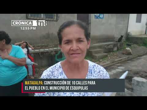 50% de la meta alcanzada con Calles para el Pueblo en Esquipulas  -Nicaragua