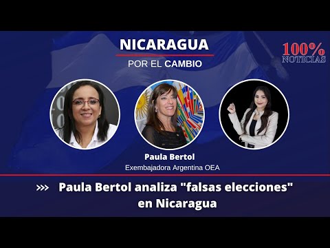 Paula Bertol analiza falsas elecciones en Nicaragua/ Nicaragua por El Cambio