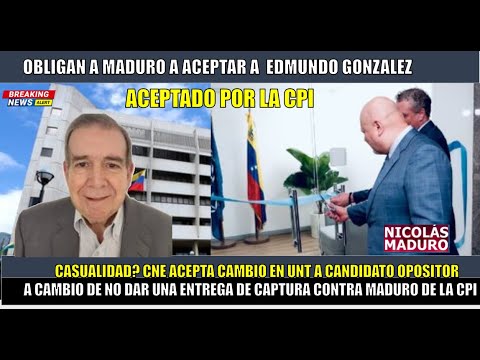 URGENTE! OBLIGARON a MADURO a aceptar candidatura de EDMUNDO Gonzalez a cambio de orden de captura