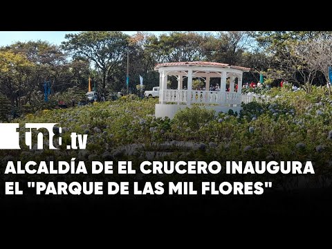 Gratuito, colorido y fresco: Alcaldía de El Crucero inaugura el «Parque de Las Mil Flores»