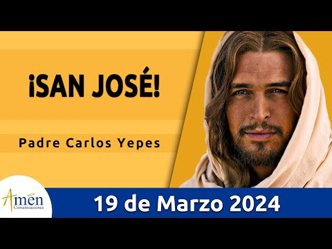 Evangelio De Hoy Martes 19 Marzo  2024 l Padre Carlos Yepes l Biblia l Mateo 1, 16. 18-21. 24a