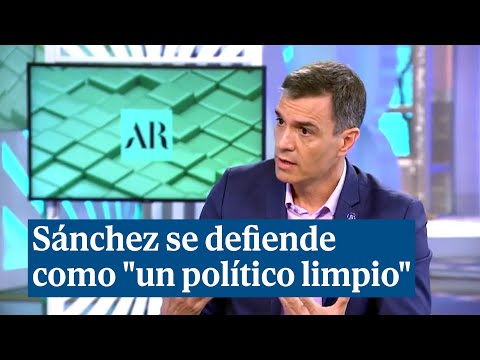 Pedro Sánchez se defiende como un político limpio
