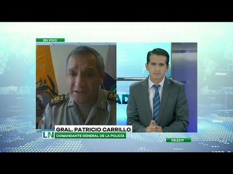 El General Patricio Carrillo habla sobre el trabajo de la Policía Nacional