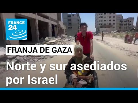 Gazatíes ya no saben hacia dónde huir para esconderse de las bombas israelíes • FRANCE 24 Español