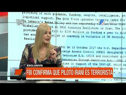 #Exclusivo -  Informe del FBI confirma que piloto iraní es terrorista