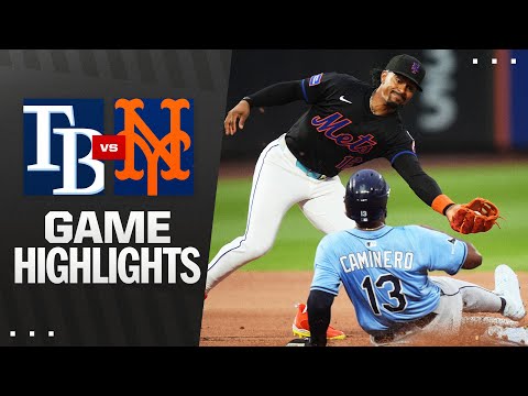 Rays vs. Mets Game Highlights (6/13/25) | MLB Highlights