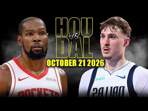 휴스턴 로키츠 대 댈러스 매버릭스 풀게임 하이라이트 - 2026년 10월 21일 | NBA Season