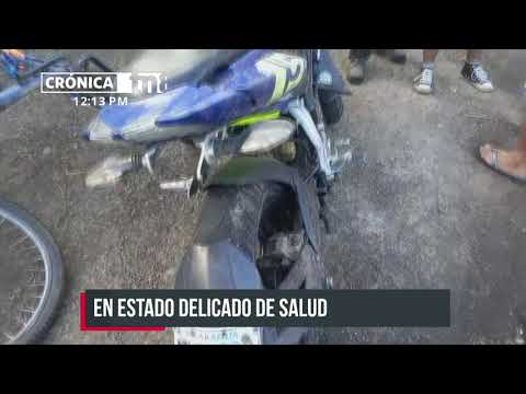Accidente deja dos lesionados de gravedad en la carretera Masaya-Granada - Nicaragua