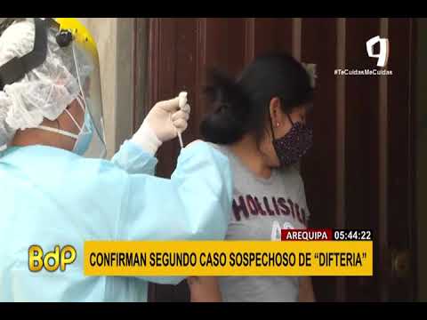 Difteria en el Perú: reportan segundo caso sospechoso en Arequipa