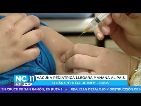 Vacuna pediátrica contra COVID-19 se aplicará a partir de la próxima semana