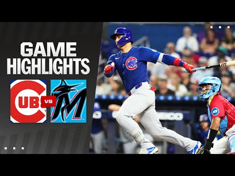 Cubs vs. Marlins Game Highlights (8/24/24) | MLB Highlights