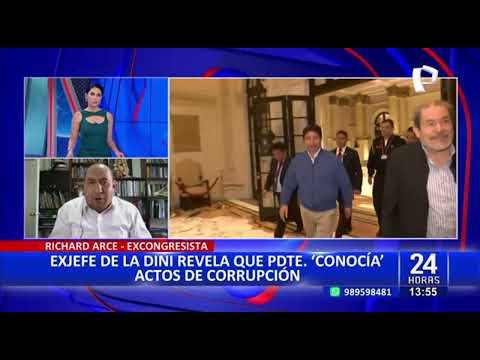 Excongresista Arce sobre exjefe de la Dini: “Pedro Castillo no puede seguir más en Palacio” (1/2)