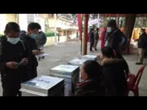 Exiled Tibetans in India vote for new government