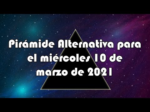 Lotería de Panamá - Pirámide Alternativa para el miércoles 10 de marzo de 2021