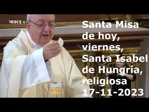 Santa Misa de hoy, viernes, Santa Isabel de Hungría, religiosa, 17-11-2023