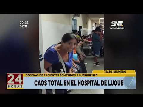 Caos total en el Hospital de Luque