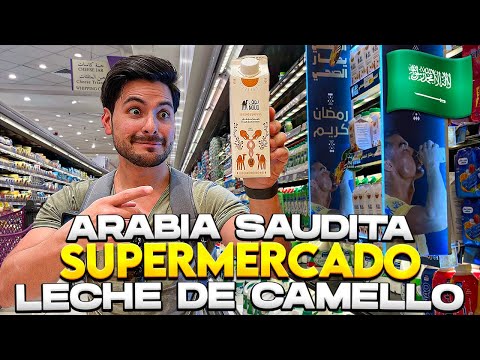 Asi es un SUPERMERCADO en Arabia Saudita  y Su LECHE de CAMELLO - Gabriel Herrera