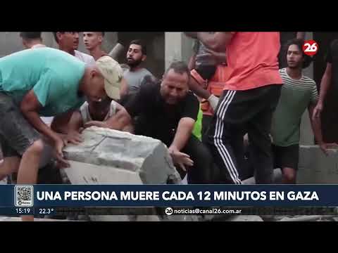 Crisis en Medio Oriente: una persona muere cada 12 minutos en Gaza