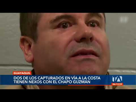 Dos personas capturadas en la Vía a la Costa tendrían nexos con el Chapo Guzmán