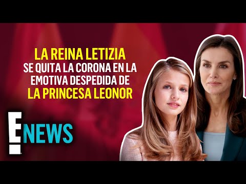 La reina Letizia se quita la corona en la emotiva despedida de la princesa Leonor ¡Míralas!