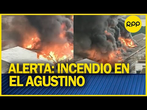 ROTAFONO: Se registra incendio en inmueble ubicado en El Agustino
