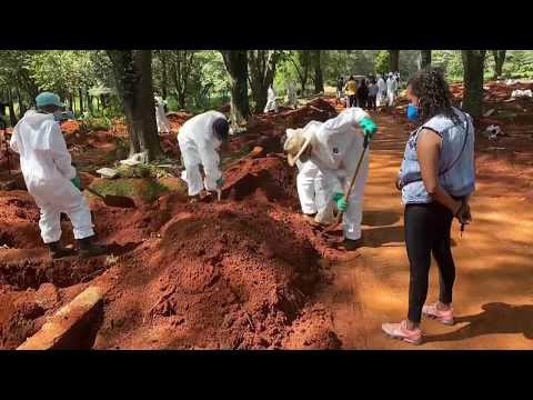 Mayor cementerio de Latinoamérica se alista para COVID-19 en Brasil