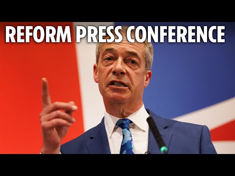 LIVE: Nigel Farage hosts Reform Party press conference after 'special announcement' tease