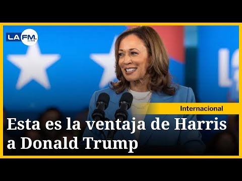 Kamala Harris le sacó buena ventaja a Donald Trump