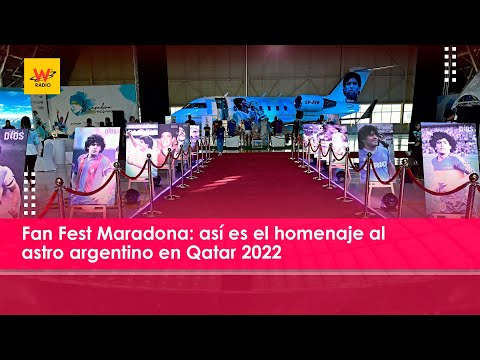 Fan Fest Maradona: así es el homenaje al astro argentino en Qatar 2022