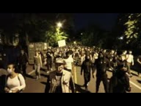 Protesters march in DC hours after curfew