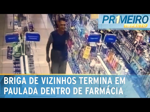 Briga de vizinhos termina com mulher agredida a pauladas | Primeiro Impacto (17/09/24)