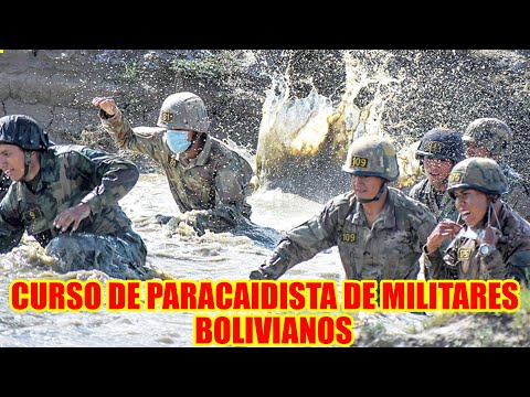 BAUTIZO Y CLAUSURA DEL CURSO DE PARACAIDISMO DE MILITARES BOLIVIANOS...