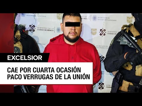 Detienen otra vez a “Paco Verrugas”, líder de La Unión Tepito