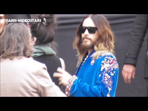 Jared LETO arrival @ show Valentino Paris 29 september 2024 Fashion Week