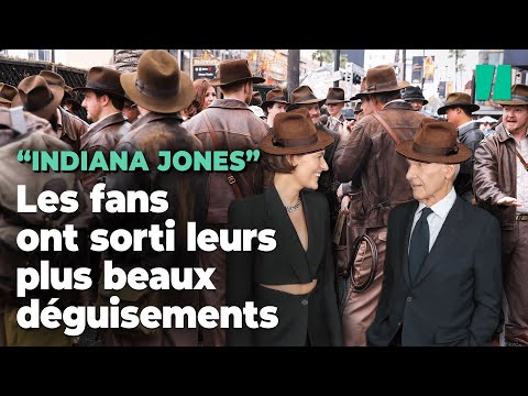 « Indiana Jones 5 » : Harrison Ford accueilli par une marée de fans en costume d’Indy