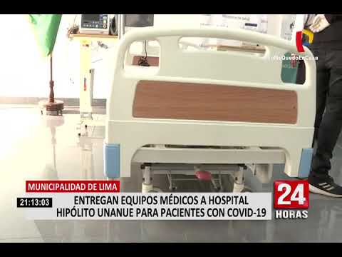 MML entregó equipos médicos de Sisol a Hospital Unanue para atender a pacientes con COVID-19