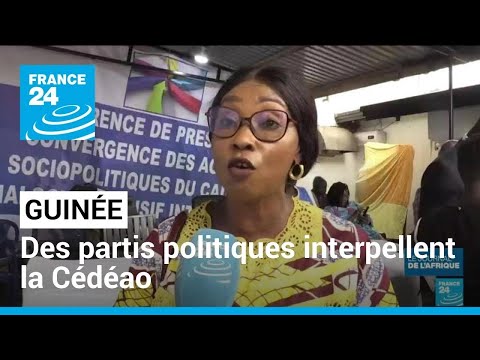 Guinée : des partis politiques interpellent la Cédéao • FRANCE 24