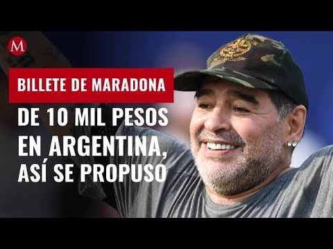 ¿Querían la imagen de Maradona en un billete en Argentina