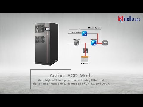 Three-phase UPS by Riello UPS: the solution to reduce installation costs.