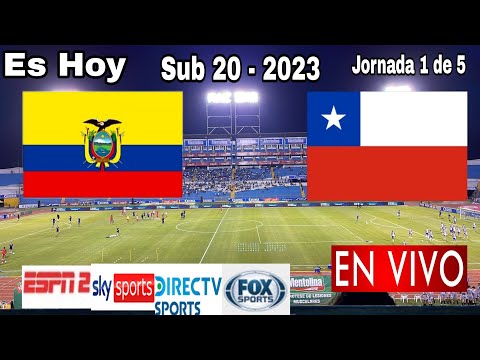 Ecuador vs. Chile en vivo, donde ver, a que hora juega Ecuador vs. Chile Sub 20 - 2023
