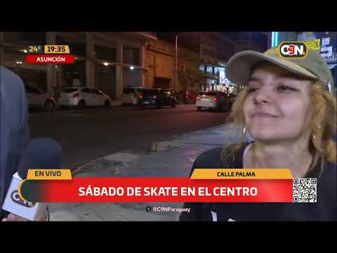 ¡Sábado de skate en el Centro de Asunción!