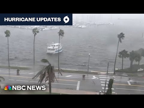 Hurricane Milton moves slightly north as landfall timing moves earlier