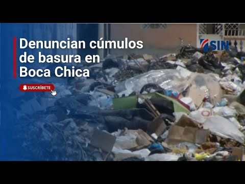 Denuncian cúmulos de basura en Boca Chica