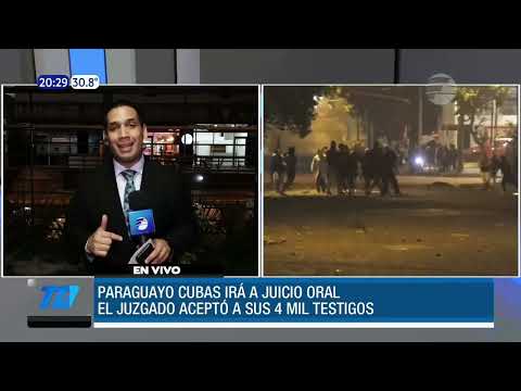 Paraguayo Cubas irá a juicio oral